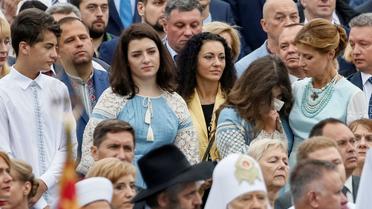 донька порошенка розплакалася під час параду_2 / © Reuters