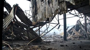 Наслідки пожежі у Новій пошті у Мукачеві_1 / © Мукачево.net
