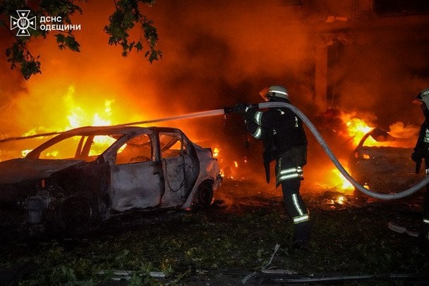 Враг снова атаковал Одессу ударными беспилотниками