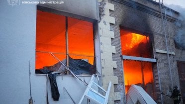 Атака на Запоріжжя_5 / © Telegram / Іван Федоров / Мелітополь / міський голова