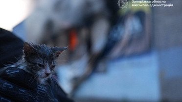 Атака на Запоріжжя_1 / © Telegram / Іван Федоров / Мелітополь / міський голова