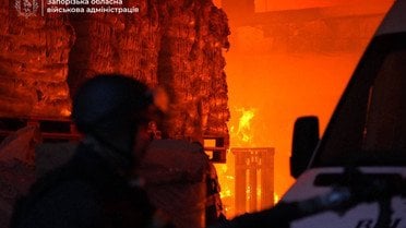 Атака на Запоріжжя_2 / © Telegram / Іван Федоров / Мелітополь / міський голова