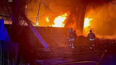 Ворог атакував Київську область ворожими дронами / © t.me/Mykola_Kalashnyk