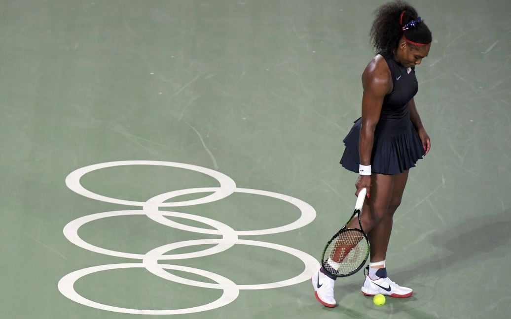 Ріо-де-Жанейро. Теніс.&nbsp; Жіночий одиночний розряд. Раунд 3.&nbsp;  Серена Вільямс - Еліна Світоліна - 0:2. / © Reuters