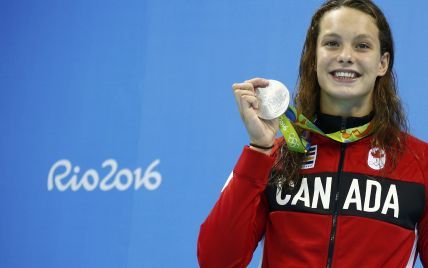 Канадська плавчиня Олексяк встановила фантастичне досягнення на Олімпіаді-2016