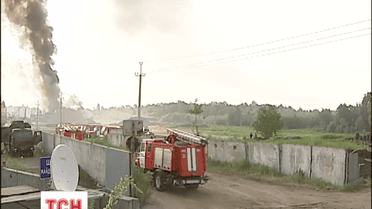 Вранці на палаючій нафтобазі знову пролунав вибух