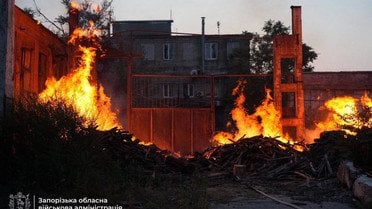 Атака на Запоріжжя_6 / © Telegram / Іван Федоров / Мелітополь / міський голова