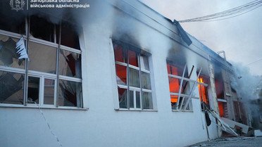 Атака на Запоріжжя_3 / © Telegram / Іван Федоров / Мелітополь / міський голова
