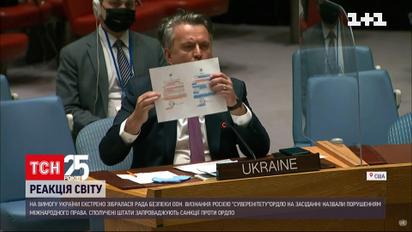 Представник України у Радбезі ООН вимагав від РФ скасувати Укази про визнання "ЛДНР" | Новини світу