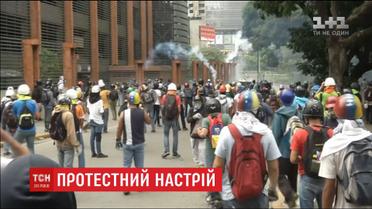 Власть Венесуэлы применила слезоточивый газ и водометы, чтобы разогнать демонстрантов