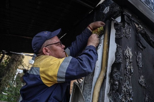 Атака РФ по Вишневому 6 липня / © Сторінка Сергія Корецького в соцмережі X