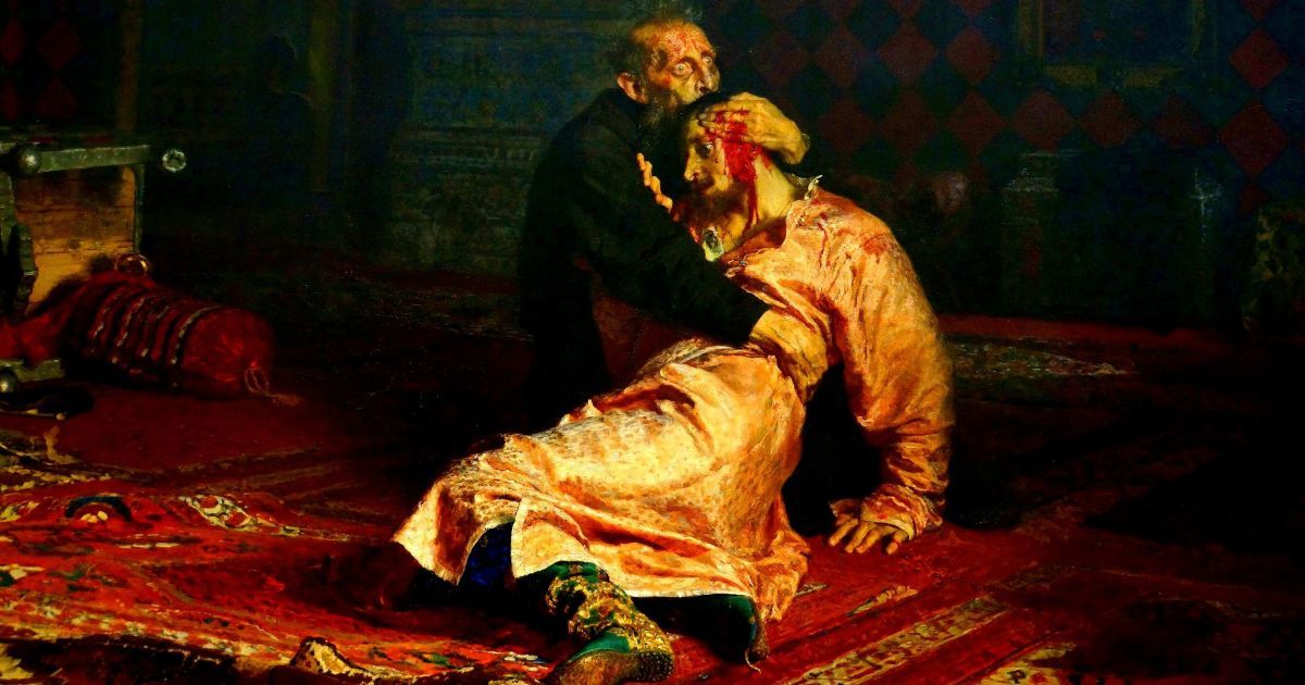 В России в Третьяковской галерее вандал изорвал известную картину Репина