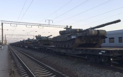 Із Росії з війною: до окупованих територій Донбасу прибули танки
