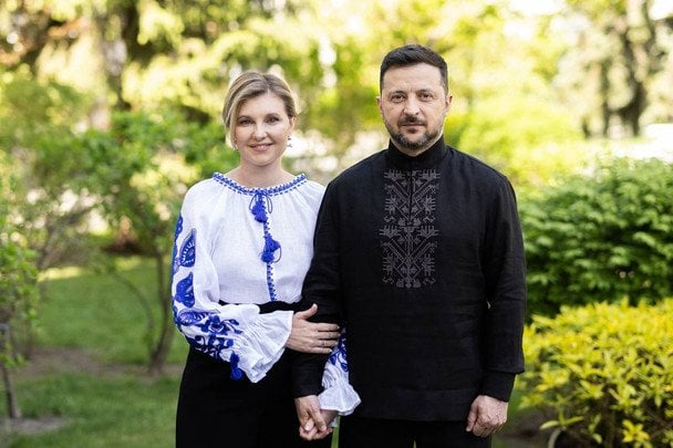 Володимир і Олена Зеленські