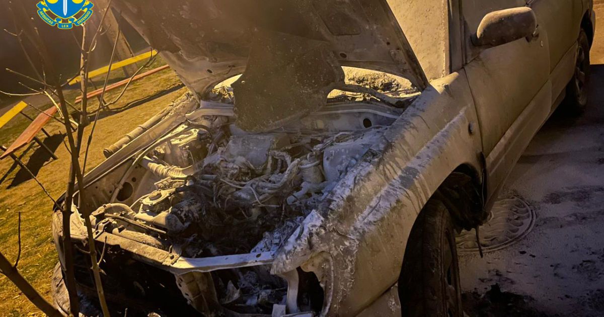 У Києві молодик спалив автівку військовослужбовця ЗСУ / © Київська міська прокуратура