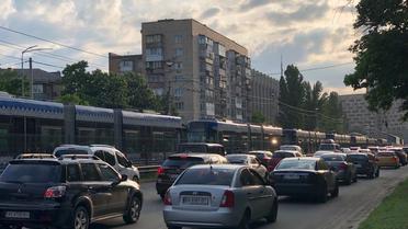 Трамвай зійшов з рейок_1 / © Hromadske.ua