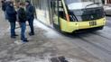 У Львові загорівся трамвай "Електрон"