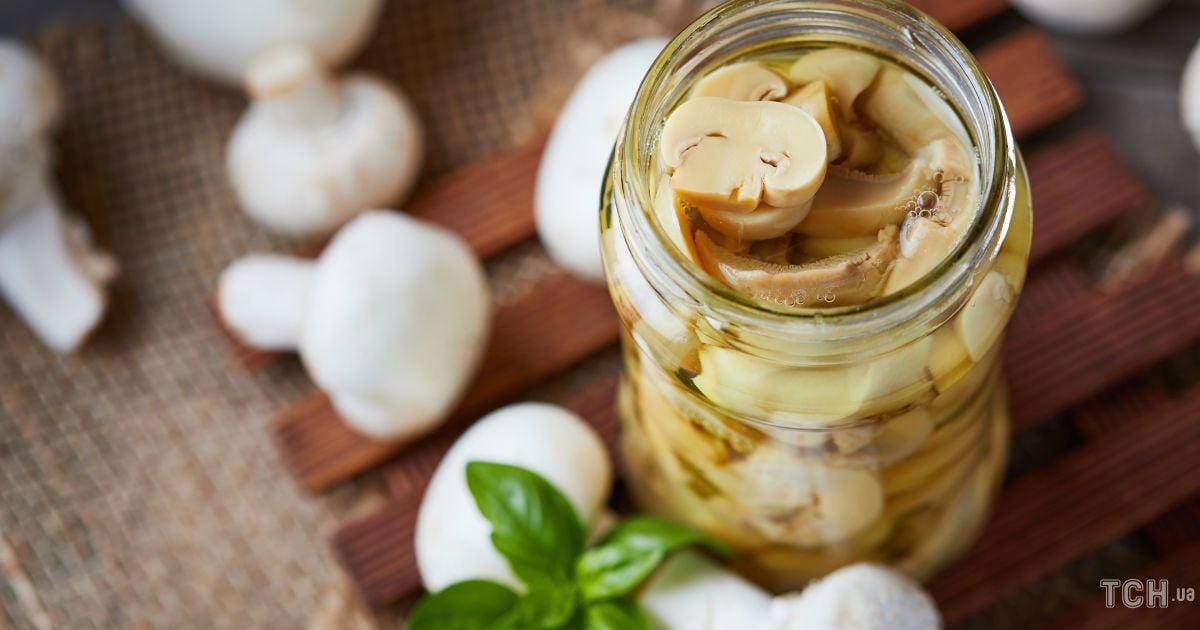 Мариновані шампіньйони