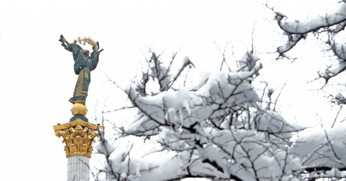 У Києві пішов перший сніг