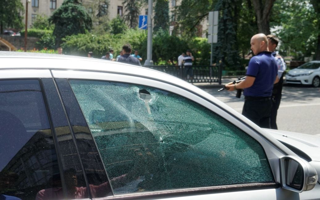 Фото після нападу на полісменів / © Reuters