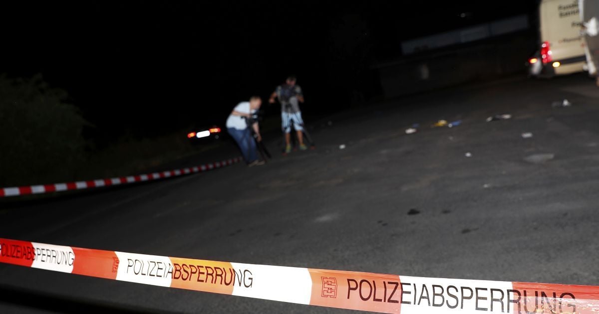 Место преступления в Баварии