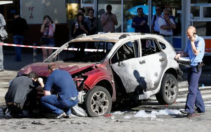 Очевидці вибуху авто з Шереметом: "Переднього сидіння не було, а на чоловіку горів одяг"
