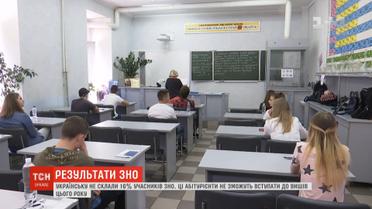Майже 16% учасників ЗНО провалили іспит з української мови й літератури