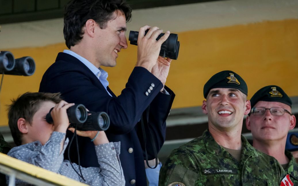 Прем&rsquo;єр-міністр Канади приїхав на Яворівський полігон / © Reuters
