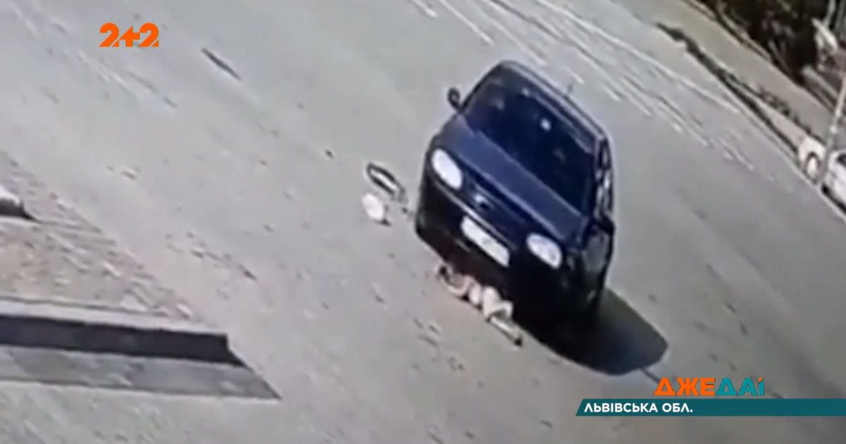 В дрогобыче водитель авто сбил девочку, которая каталась на самокате