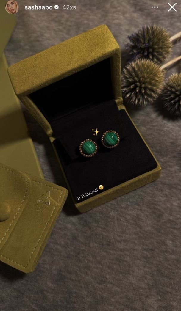 Подарок Саши Бо от мужа / © instagram.com/sashaabo