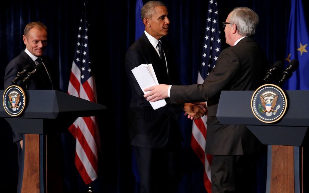 Дональд Туск, Барак Обама, Жан-Клод Юнкер / © Reuters