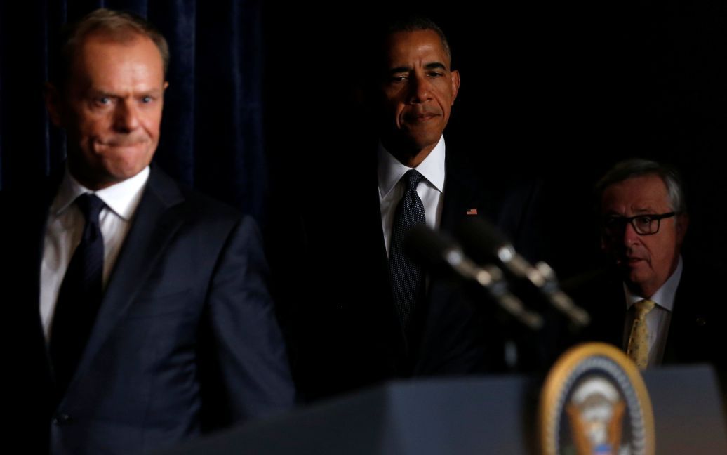 Дональд Туск, Барак Обама, Жан-Клод Юнкер / © Reuters