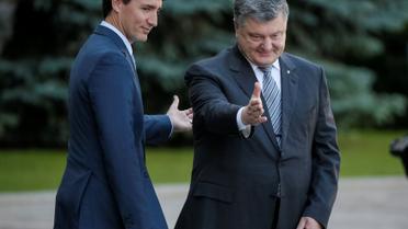 Порошенко зустрів Трюдо у Києві / © Reuters