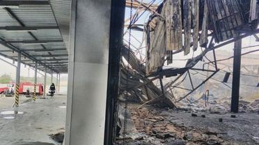 Наслідки пожежі у Новій пошті у Мукачеві_14 / © Мукачево.net