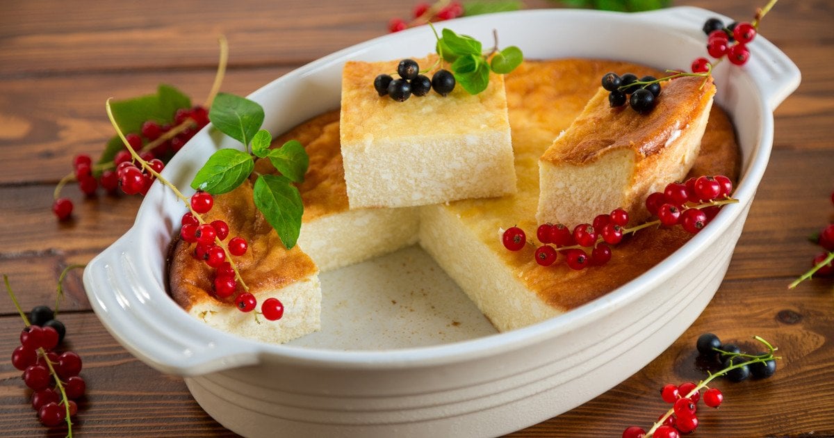 Творожная запеканка с крахмалом