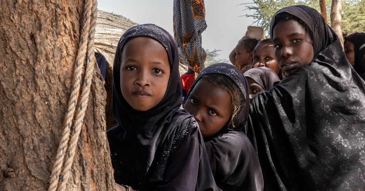 Беженки из Мали