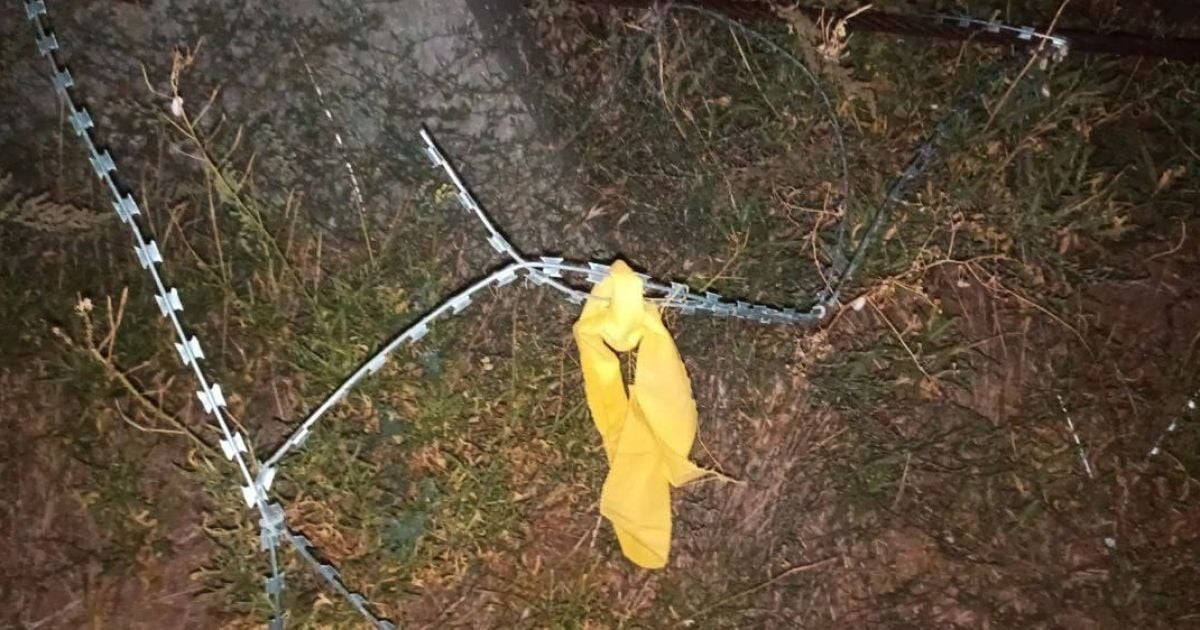 Желтая лента в Крыму