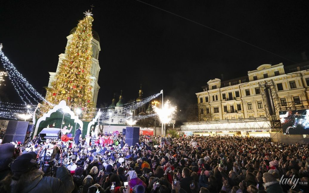 Ялинка на Софійській площі в Києві / © Getty Images