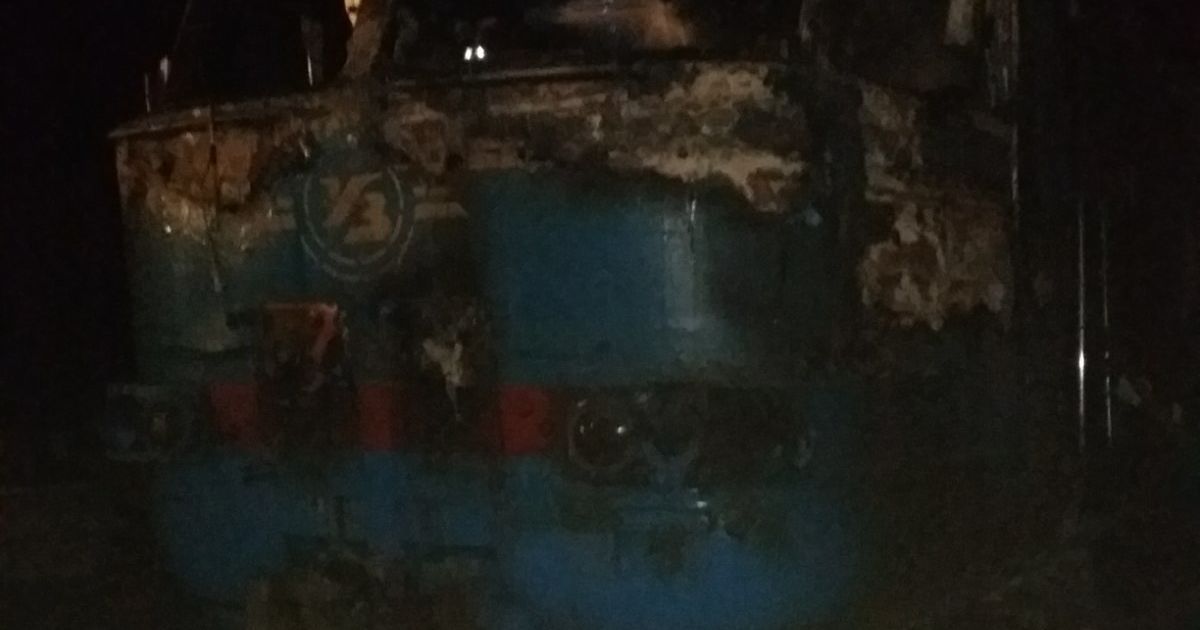 поїзд горів на Сумщині_2 / © Управління ДСНС у Сумській області
