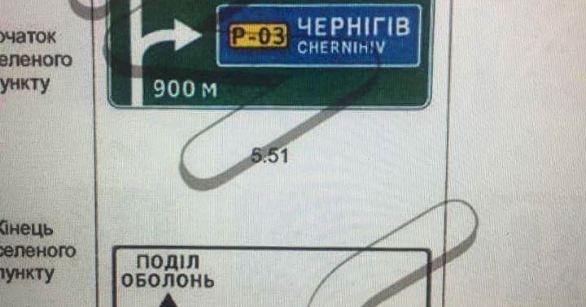 В «Укравтодорі» показали нові дорожні знаки _3 / © Facebook/Олександр Кава