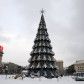 В Україні визначили, в якому місті стоїть найвища новорічна ялинка