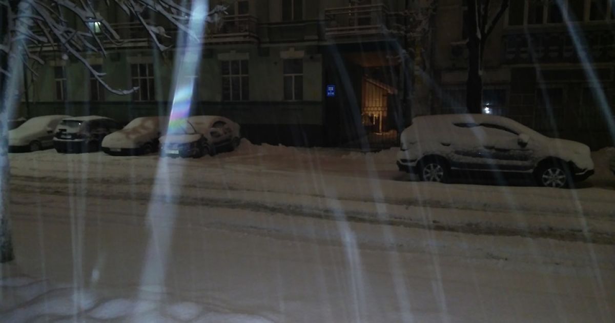В Киеве сильная метель / © ТСН.ua