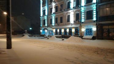 В Киеве сильная метель / © ТСН.ua