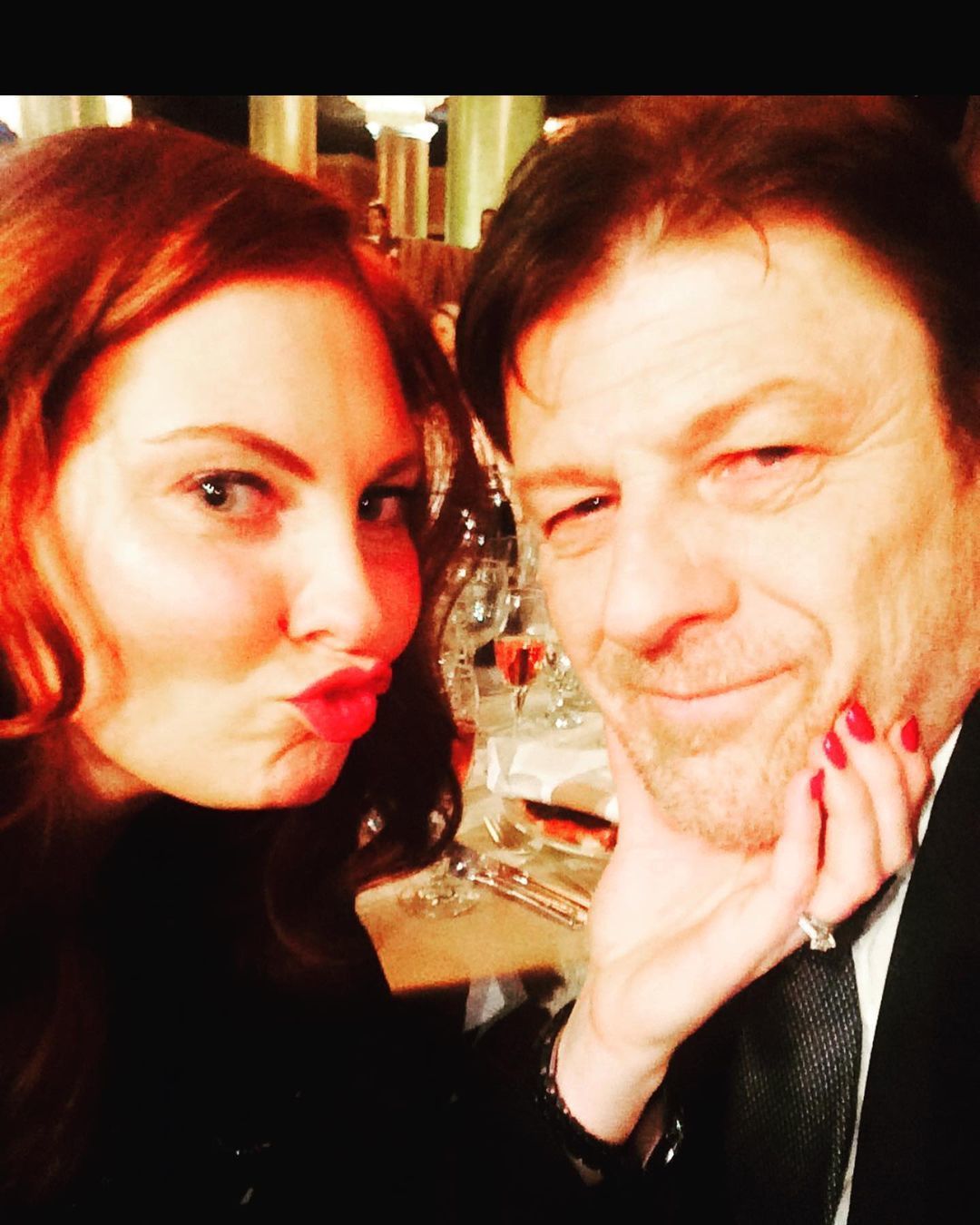 Шон Бин с женой / © instagram.com/sean_bean_official