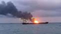 Рятувальники припинили пошуки десяти моряків з охоплених вогнем танкерів у Керченській протоці