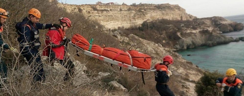 В оккупированном Севастополе со скалы упала женщина