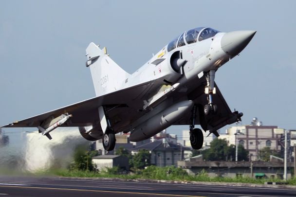 Винищувач ВПС Тайваню Mirage 2000 / © Associated Press