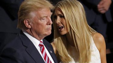 Трамп с дочерью Иванкой