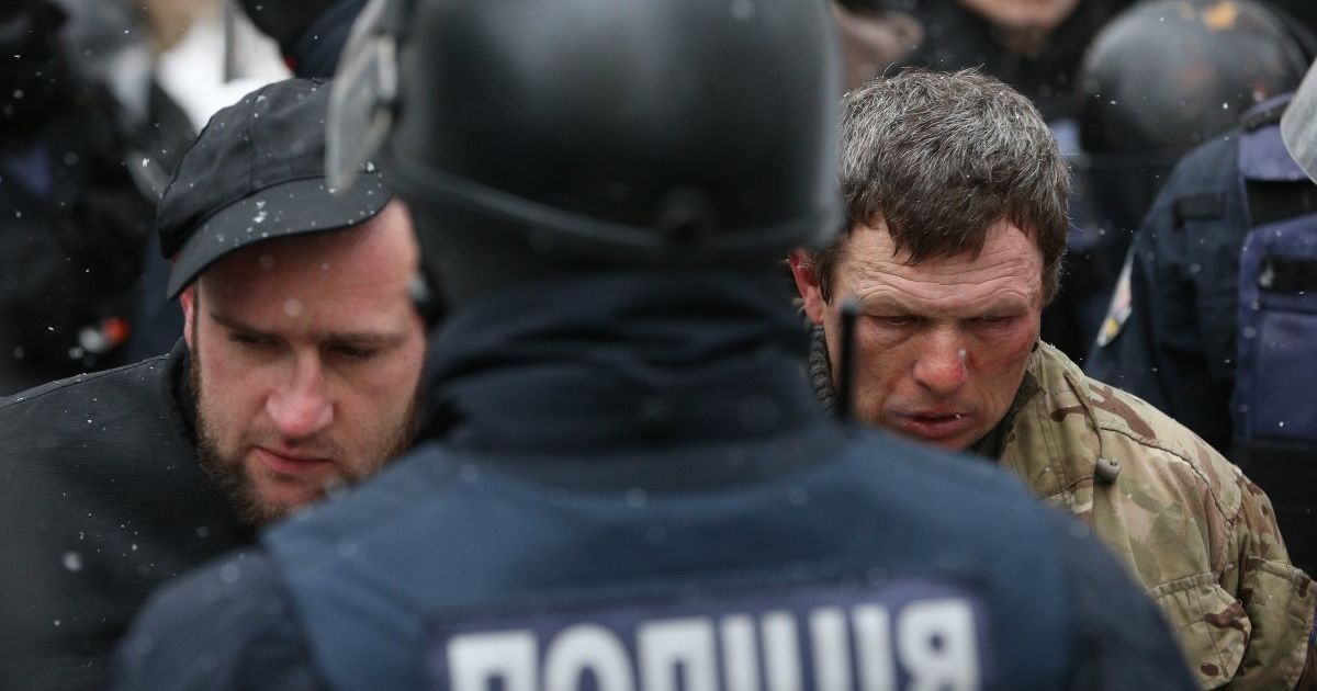 сутички під Солом'янським судом Києва_12 / © УНИАН