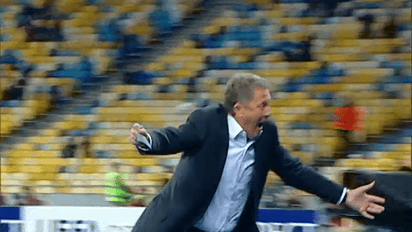 Днепр - Брюгге - 1:0. Такого эмоционального Маркевича вы не видели